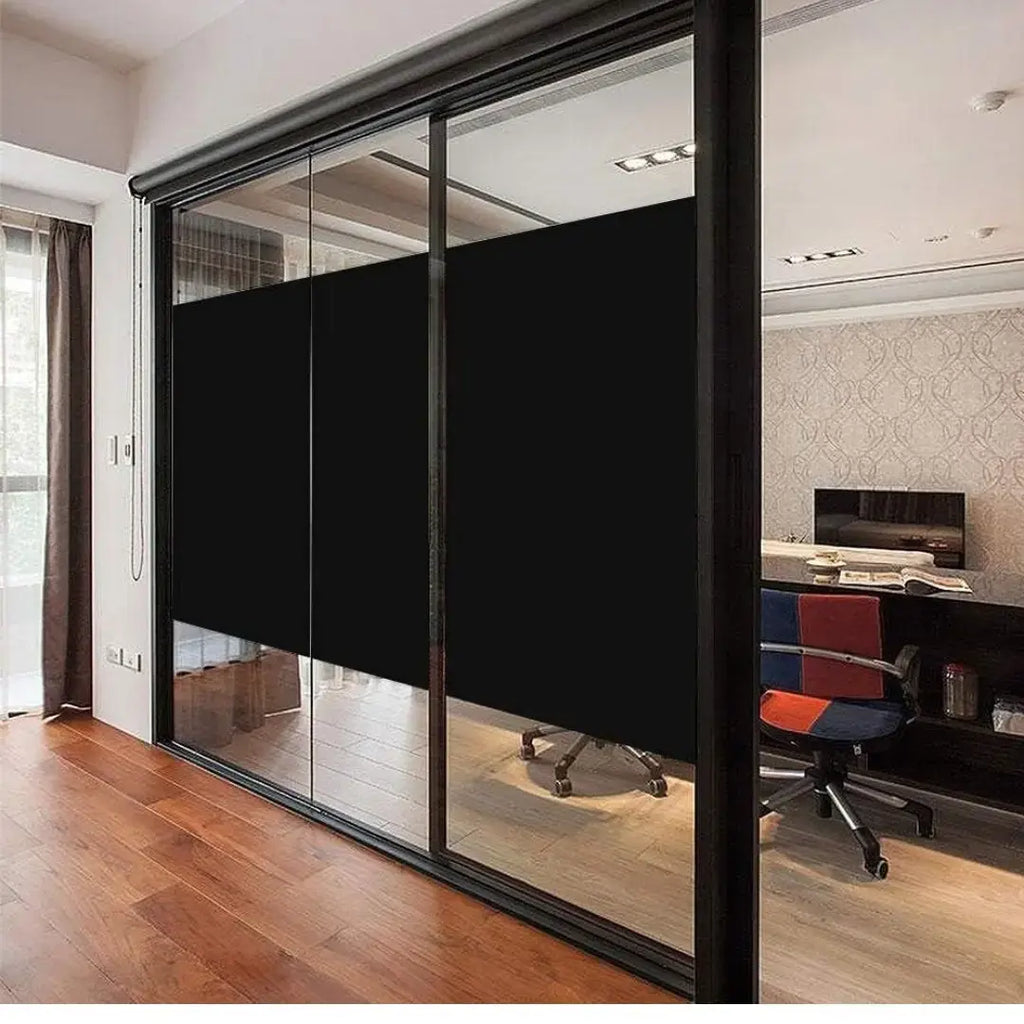 Blackout window film total privacy