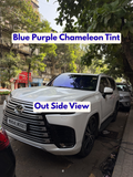 Blue purple chameleon tint windshield film