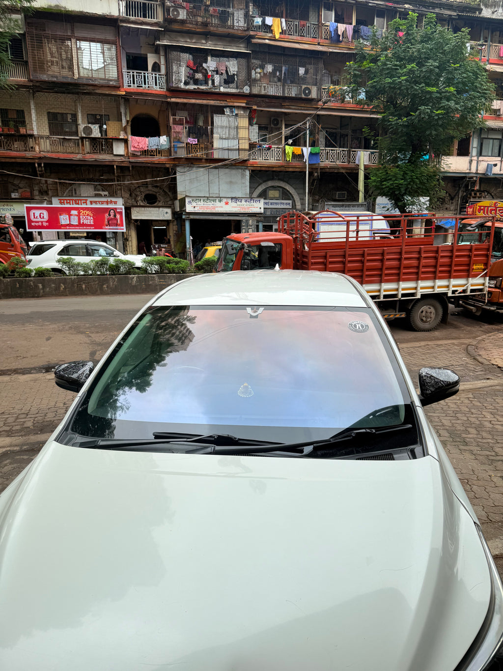Lite red chameleon tint 80% VLT windshield film