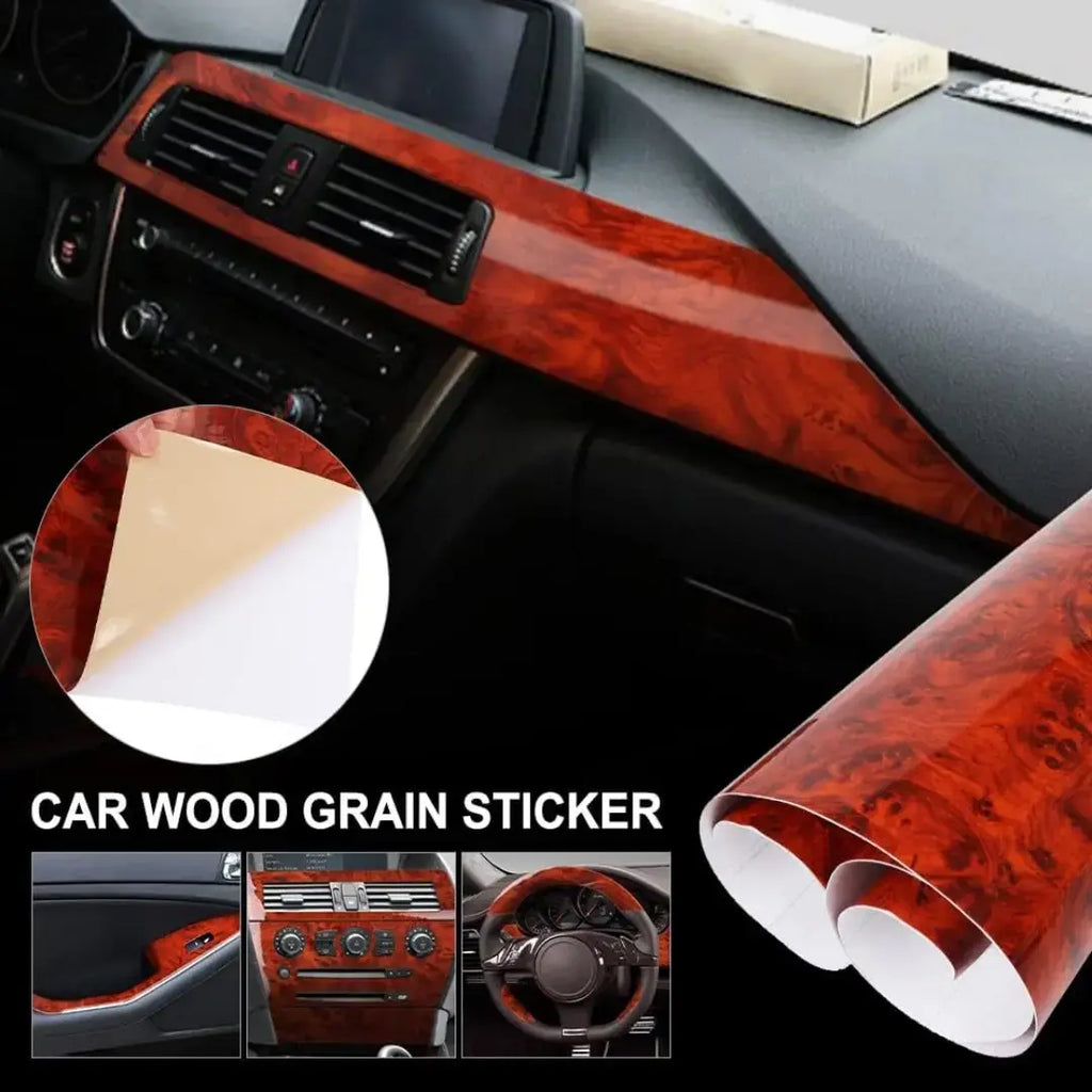 Brown wood effect self-adhesive vinyl India RSH
