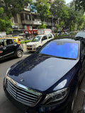 Blue chameleon tint windshield film color shift