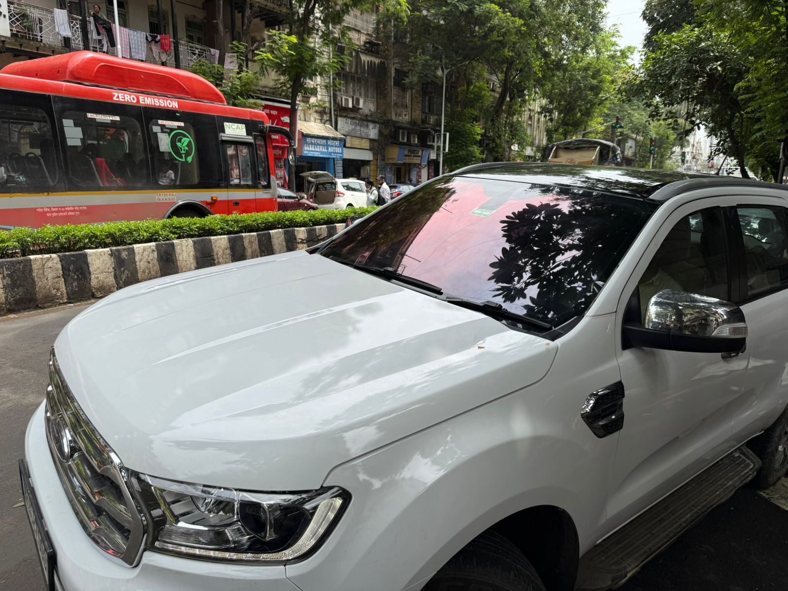 Red ghost chameleon tint color shift on car