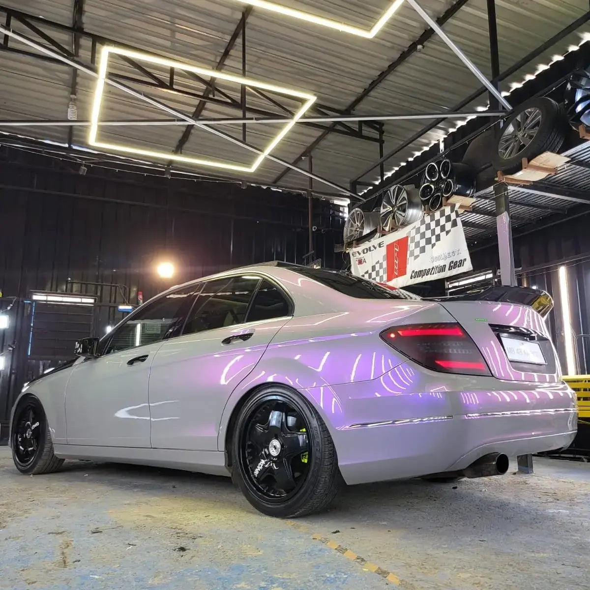 Gloss candy grey vinyl wrap India buy online RSH