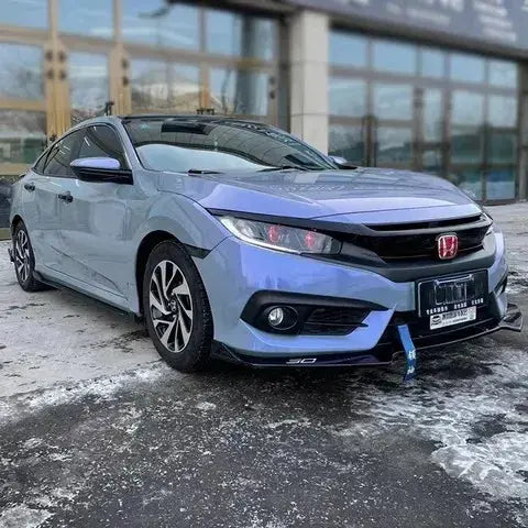 Blue grey color shifting car wrap film