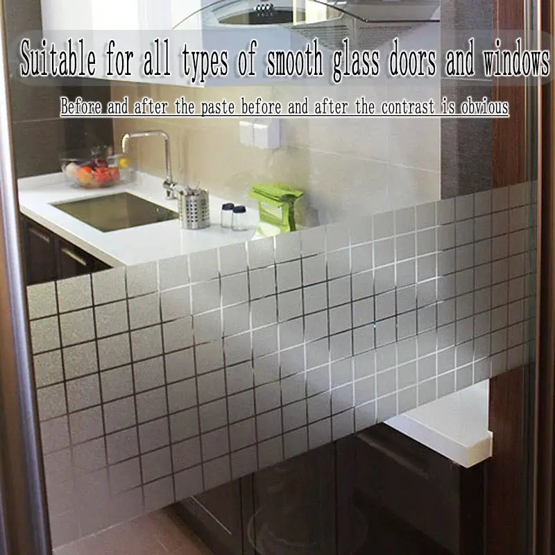 Square pattern frosted glass film India