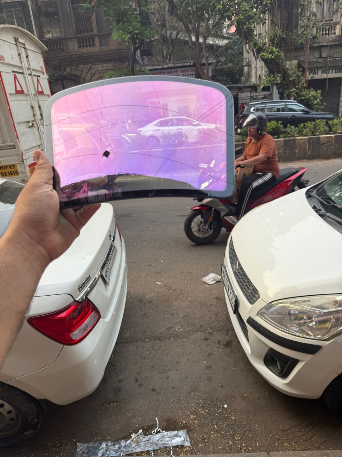 Red phantom windshield tint India RSH