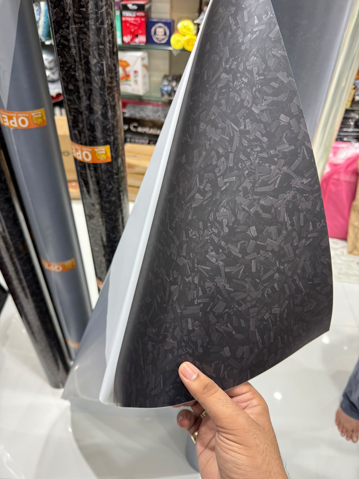 Black Matte Forged Carbon