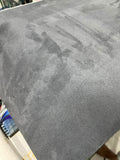 Dark grey alcantara fabric for car interior