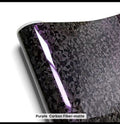 Black forged carbon with purple tint vinyl wrap
