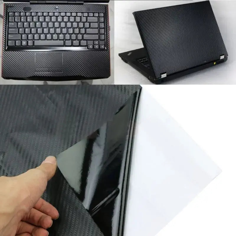 3D matte carbon fiber wrap texture detail