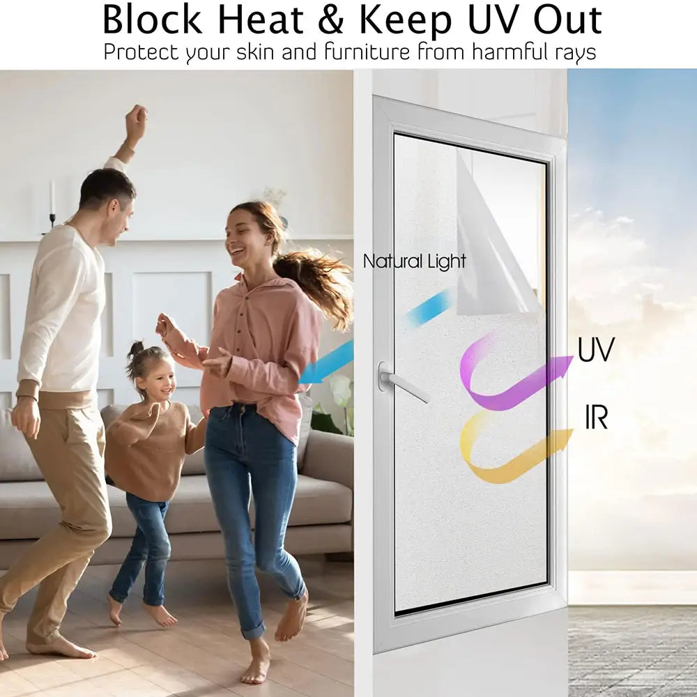 Anti UV frosted window film
