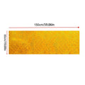Golden yellow alcantara suede car interior fabric